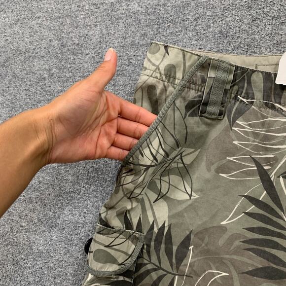 Crazy Shirts Shorts Womens 12 Rainforest Noa Cargo Pockets 4 Inch Surf Hawaiian - Picture 5 of 11